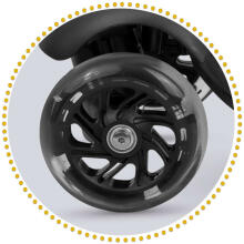 Ricokids Cubi Art.163367 Black Kolmerattaline roller