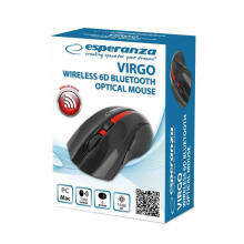 Беспроводная Bluetooth-мышь Esperanza EM129R 6D, черная