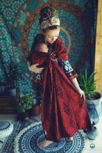 Little Frog Ring Sling Cotton Art.164067 Ruby Illusion