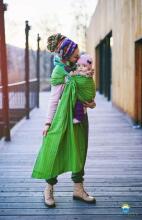 Little Frog Ring Sling Cotton Art.164092 Olivine
