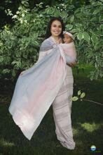 Little Frog Ring Sling Cotton Art.164117 Foggy Cube