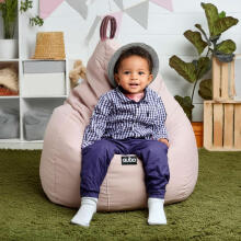 Qubo™ Tiny Drop Art deco Feel Art.165575 Kids ergonomical chair pouf, soft & cute