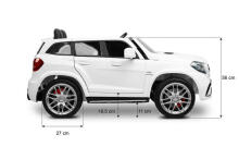 BATTERY RIDE-ON VEHICLE MERCEDES GLS63 WHITE