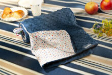 Light Minky Blanket - Hedgehogs mint 75x100