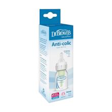 Dr. Brown’s Natural Flow® Options+™ PP Narrow Art.SB2100 Enneaegsetele ja vastsündinutele mõeldud lutipudel nibuga, 60 ml