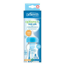 WB91602 oz/270 ml PP Wide-Neck Options+ Bottle, BLUE, 1-Pack