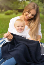 Knitted Blanket – mustard