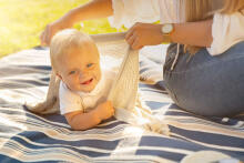 Bamboo blanket – mint