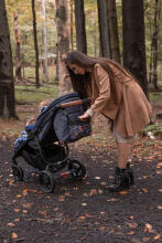 Stroller organizer – pink cranes