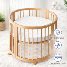 La Bebe™ Smart Bed Art.16722 Laste poroloonmadrats 72x72x7 cm (Ühildub Ingvartiga)