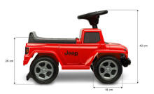 RIDE-ON JEEP RUBICON RED