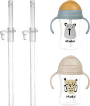 Akuku Bottle with handles Art.A0204 Pudelkruus kokkupandava kõrre ja ergonoomiliste käepidemetega, 300 ml