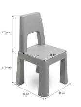 CHILDREN'S TABLE MONTI PINK