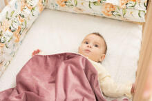 VELVET BLANKET GREY 75X100