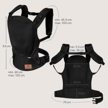 Lionelo Margareet Air Art.168464 Black Beebikandekott (3,5–20 kg)