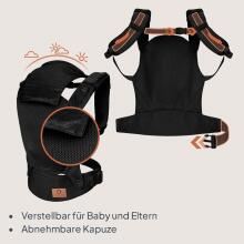 Lionelo Margareet Air Art.168464 Black Beebikandekott (3,5–20 kg)