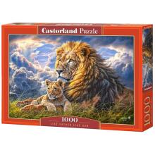 Ikonka Art.KX3702 CASTORLAND Puzzle 1000el. Nagu isa, nii poeg