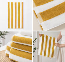 Bebe Basic Cotton Baby Towel Art.16882 Yellow Puuvillane froteerätik 30x50 cm (100% puuvill)