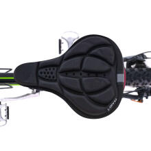 Ikonka Art.KX5052 L-BRNO Geeliga jalgratta sadulakate 3D kate