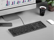 A4Tech 47125 FSTYLER FX60H Grey White Backlit