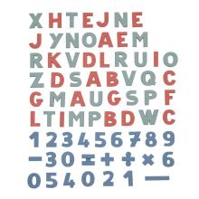 Smoby Magnetic Letters & Numbers Art.430108S 72 magnetilist tähte ja numbrit