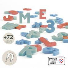 Smoby Magnetic Letters & Numbers Art.430108S 72 magnetilist tähte ja numbrit