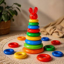 Toi Toys Rabbit Art.B-2007 Püramiid