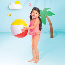I-Toys Beach Ball Art.176810 Erksavärviline täispuhutav rannapall 61 cm