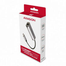Сетевой адаптер ADE-25RC 2,5 Gigabit Ethernet, Realtek 8156, USB-C 3.2 Gen 1, автоматическая установка, серый