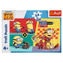 TREFL MINIONS Mini pusle Minionid, 54 osa