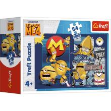 TREFL MINIONS Mini pusle Minionid, 54 osa