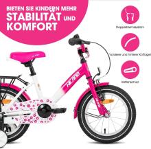 Royal Baby Kids Bike Wheels Collas 12'  Art.17841 Pink Laste kaherattaline jalgratas lisaratastega
