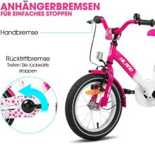 Royal Baby Kids Bike Wheels Collas 12'  Art.17841 Pink Laste kaherattaline jalgratas lisaratastega
