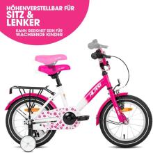 Royal Baby Kids Bike Wheels Collas 12'  Art.17841 Pink Laste kaherattaline jalgratas lisaratastega