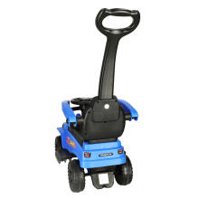 Bebe Basic Kid's Step Car with Parent Handle Art.179725 Laste astmeline auto vanemate käepidemega, sinine