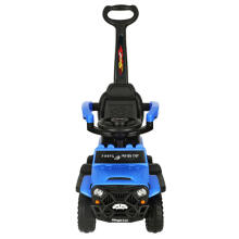 Bebe Basic Kid's Step Car with Parent Handle Art.179725 Laste astmeline auto vanemate käepidemega, sinine