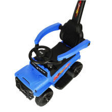 Bebe Basic Kid's Step Car with Parent Handle Art.179725 Laste astmeline auto vanemate käepidemega, sinine
