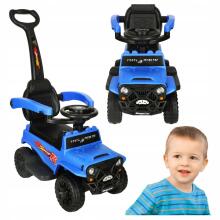 Bebe Basic Kid's Step Car with Parent Handle Art.179725 Laste astmeline auto vanemate käepidemega, sinine
