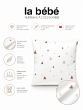 La Bebe™ Satin Art.18246 Pearl pillow case 40x40cm