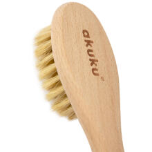 Akuku Wooden Brush Natural Art.A0669  Children's comb with natural bristles