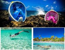 Free Breath Snorkeling Mask M2068G S/M pink