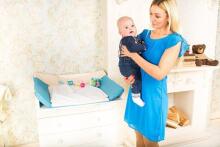 Ceba Baby Soft Basic Spots Art.W-143-000-725  changing surface (soft) 50x70cm