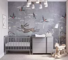 YappyKids YappyUno Art.82260 Light Grey Puidust beebivoodi 120x60cm