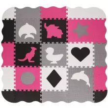 Laste poroloonmatt - Pusle Springos FM0015 120x120cm