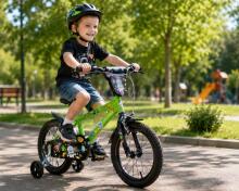 Bike Fun MTB 14 Boy Cosmos 1 Speed Art.77335 Laste jalgratas täispuhutavate rataste ja terasraamiga