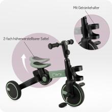 MoMi Filo 3-in-1 Tricycle Art.202894  Transformeeritav laste kolmerattaline jalgratas pedaalidega või ilma, kaaluga kuni 25 kg