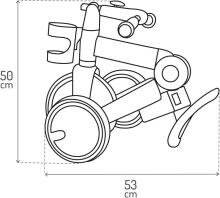 MoMi Filo 3-in-1 Tricycle Art.202894  Transformeeritav laste kolmerattaline jalgratas pedaalidega või ilma, kaaluga kuni 25 kg