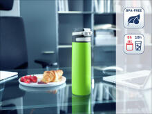 Termokruus LEIFHEIT Flip 600ml, roheline