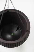Keter plastikust ampel Hanging Sphere, pruun, 35x35x22 cm