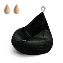 Qubo™ Tiny Drop Emerald Fresh Fit  Art.210251 Kids ergonomical chair pouf, soft & cute